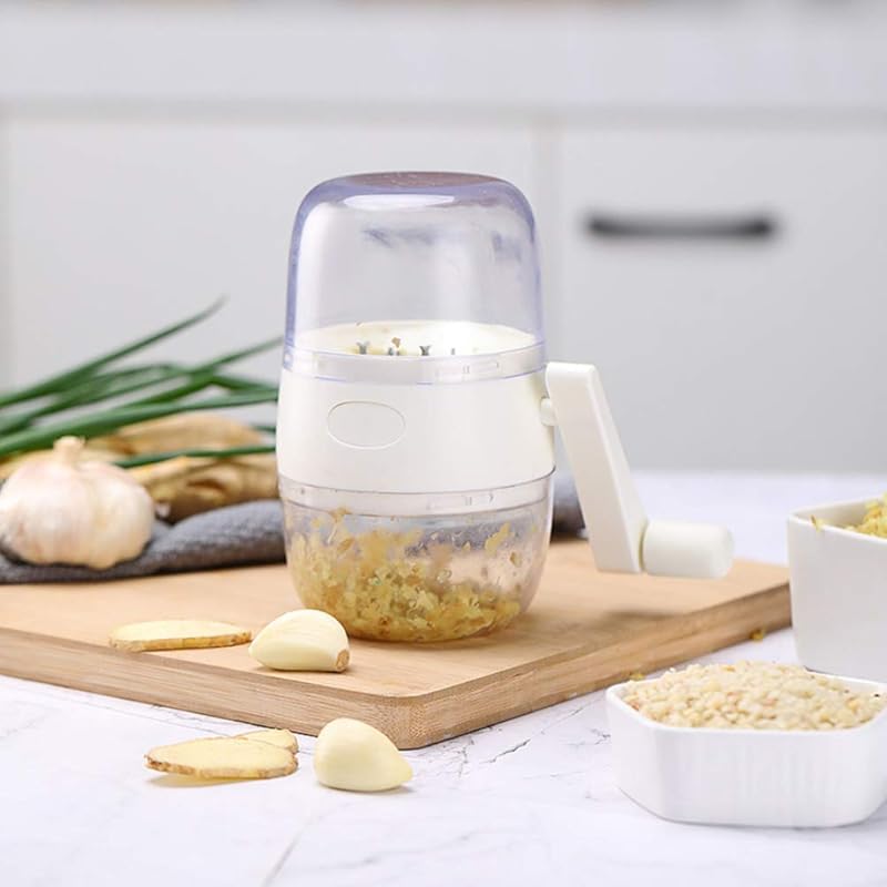 Portable Manual Nut Chopper for Walnuts and Pecans, Easy Hand Crank Ki