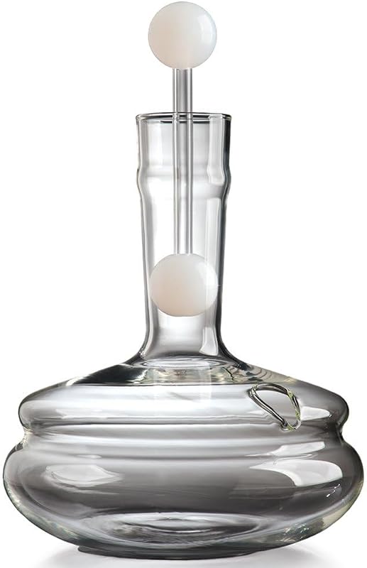 CHEMEX Hand Blown Glass Water Kettle, 2 Quart Capacity, Premium Heat R